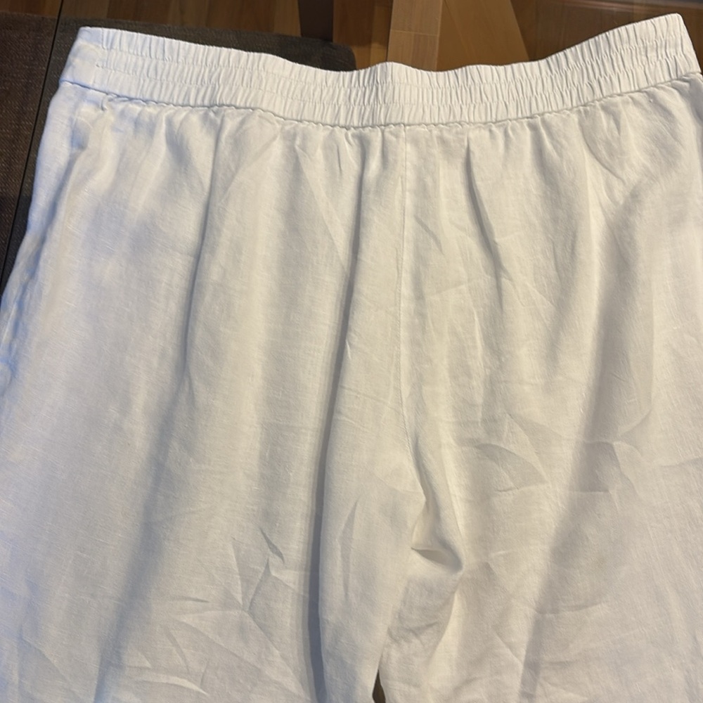 Chic White Linen Pants - Picture 4 of 5